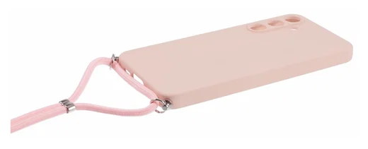 Samsung Galaxy A55 Hoesje met Koord en Camera Bescherming Back Cover Roze afbeelding 8