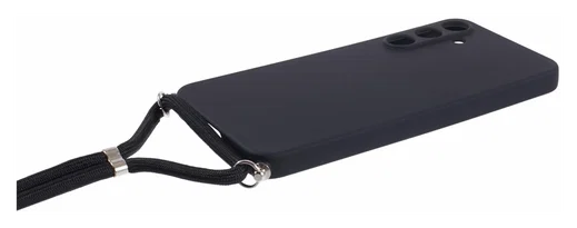 Samsung Galaxy A55 Hoesje met Koord en Camera Bescherming Back Cover Zwart afbeelding 8