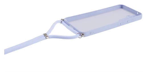 Samsung Galaxy A55 Hoesje met Koord en Camera Bescherming Back Cover Lichtpaars afbeelding 7