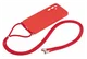 Samsung Galaxy A55 Hoesje met Koord en Camera Bescherming Back Cover Rood afbeelding 6