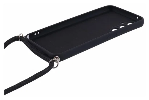Samsung Galaxy A54 Hoesje met Koord en Camera Bescherming Back Cover Zwart afbeelding 8