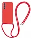 Samsung Galaxy A54 Hoesje met Koord en Camera Bescherming Back Cover Rood afbeelding 1
