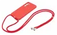Samsung Galaxy A54 Hoesje met Koord en Camera Bescherming Back Cover Rood afbeelding 6