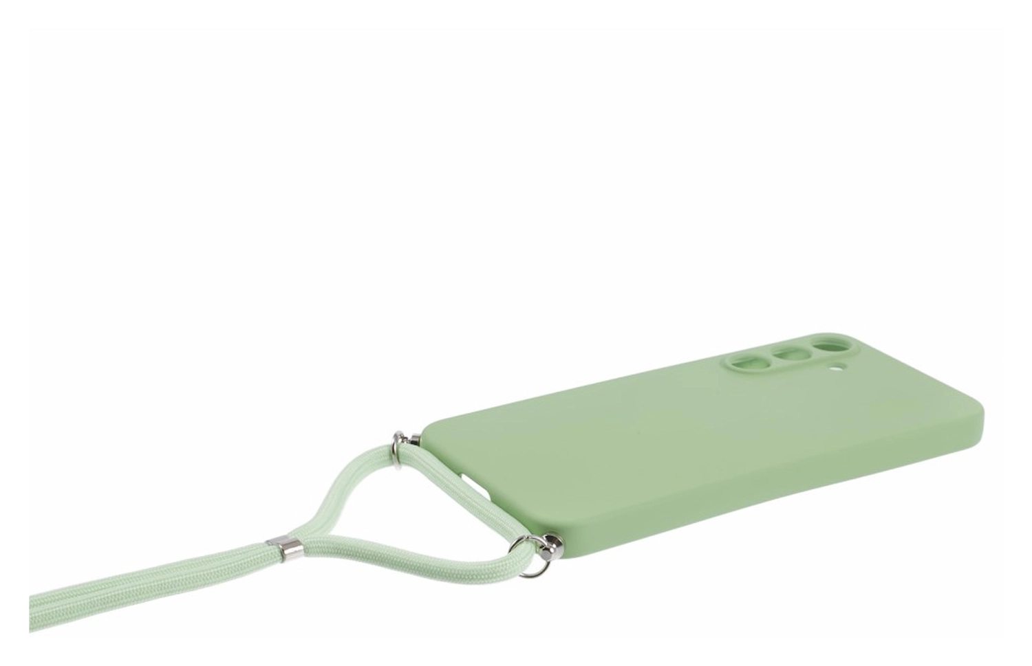 Samsung Galaxy A35 Hoesje met Koord en Camera Bescherming Back Cover Matcha afbeelding 8