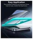 ESR iPhone 17 / 16 Pro Screen Protector Tempered Glass met Montageframe (3-Pack) afbeelding 2