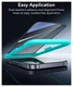 ESR Privacy Screen Protector iPhone 17 / 16 Pro Tempered Glass (3-Pack) afbeelding 2