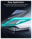 ESR Privacy Screen Protector iPhone Air Tempered Glass (3-Pack) afbeelding 4