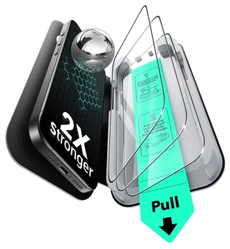 ESR UltraFit Tempered Glass iPhone 17 / 16 Pro Screen Protector (3-Pack)