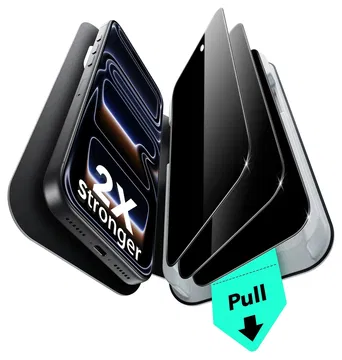 ESR UltraFit Privacy iPhone 17 Pro Max Screen Protector Tempered Glass (3-Pack)