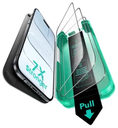 ESR UltraFit Armorite iPhone Air Screen Protector Tempered Glass (3-Pack) afbeelding