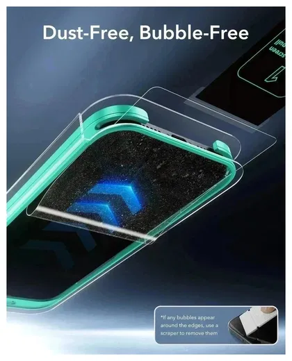 ESR UltraFit Armorite iPhone 17 Pro Max Screen Protector Tempered Glass (3-Pack) afbeelding 4