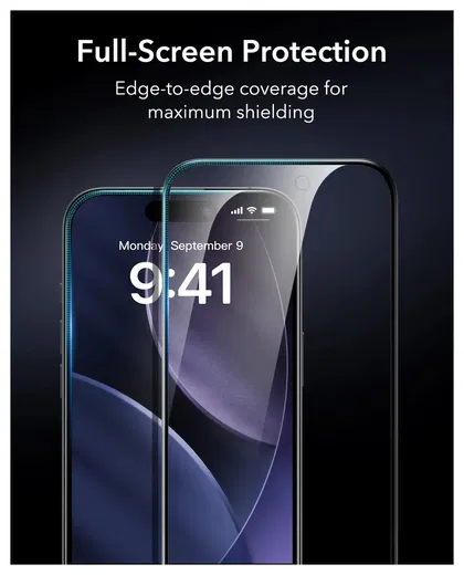 ESR UltraFit Armorite Privacy iPhone 17 Tempered Glass (3-Pack) afbeelding 8