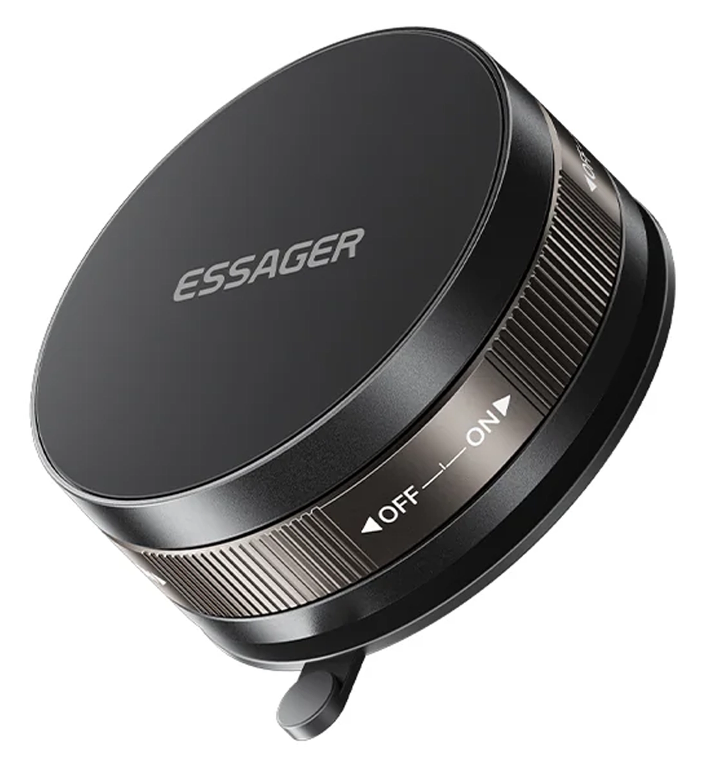 Essager Compacte MagSafe Telefoonhouder Auto Dashboard met Zuignap Zwart afbeelding 2