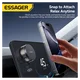 Essager Compacte MagSafe Telefoonhouder Auto Dashboard met Zuignap Zwart afbeelding 3