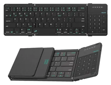 Nillkin Cube Opvouwbaar Bluetooth Toetsenbord met Touchpad Zwart