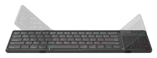 Nillkin Cube Opvouwbaar Bluetooth Toetsenbord met Touchpad Zwart afbeelding 2