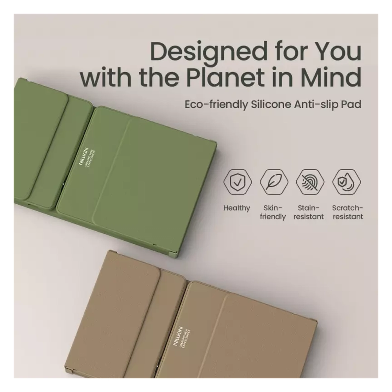 Nillkin Cube Opvouwbaar Bluetooth Toetsenbord met Touchpad Zwart afbeelding 9