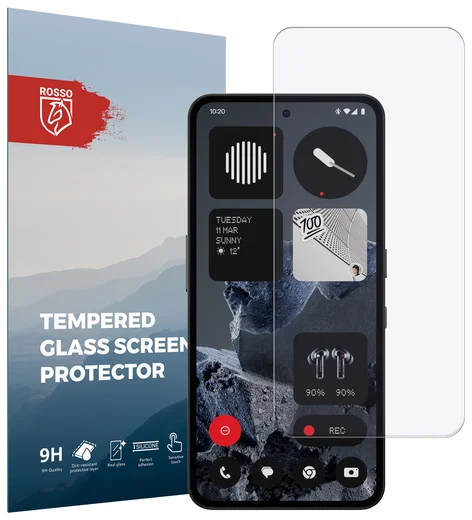 Rosso Nothing Phone (3) 9H Tempered Glass Screen Protector afbeelding 1