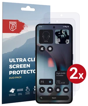 Rosso Nothing Phone (3) Screen Protector Case Friendly Folie Duo Pack