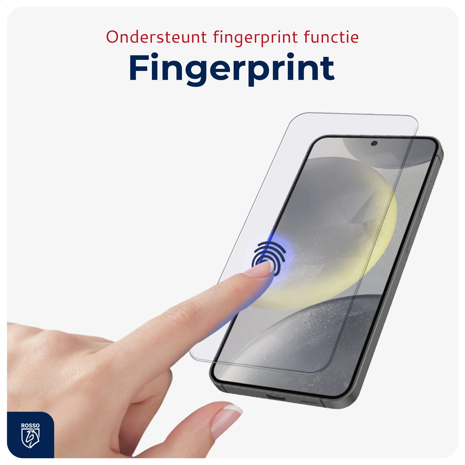 Rosso Samsung S24 Tempered Glass met Installatietray (2-Pack) afbeelding 2