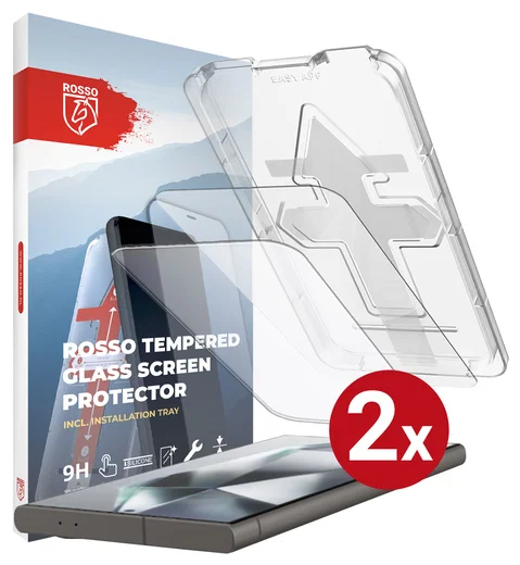 Rosso Samsung S24 Ultra Tempered Glass met Installatietray (2-Pack) afbeelding 13