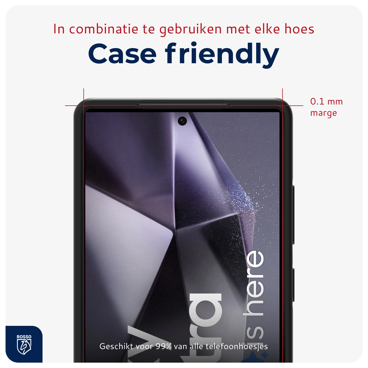Rosso Samsung S24 Ultra Tempered Glass met Installatietray (2-Pack) afbeelding 7