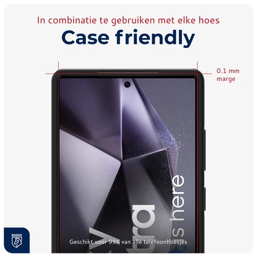 Rosso Samsung S24 Ultra Tempered Glass met Installatietray (2-Pack) afbeelding 7