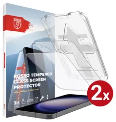 Rosso Samsung S23 Plus Tempered Glass met Installatietray (2-Pack) afbeelding