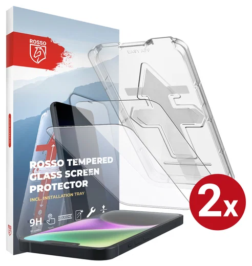 Rosso Apple iPhone 14 Tempered Glass met Installatietray (2-Pack) afbeelding 1