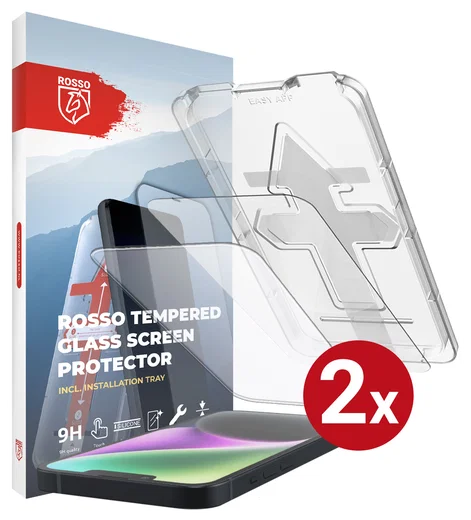 Rosso Apple iPhone 14 Tempered Glass met Installatietray (2-Pack) afbeelding 12