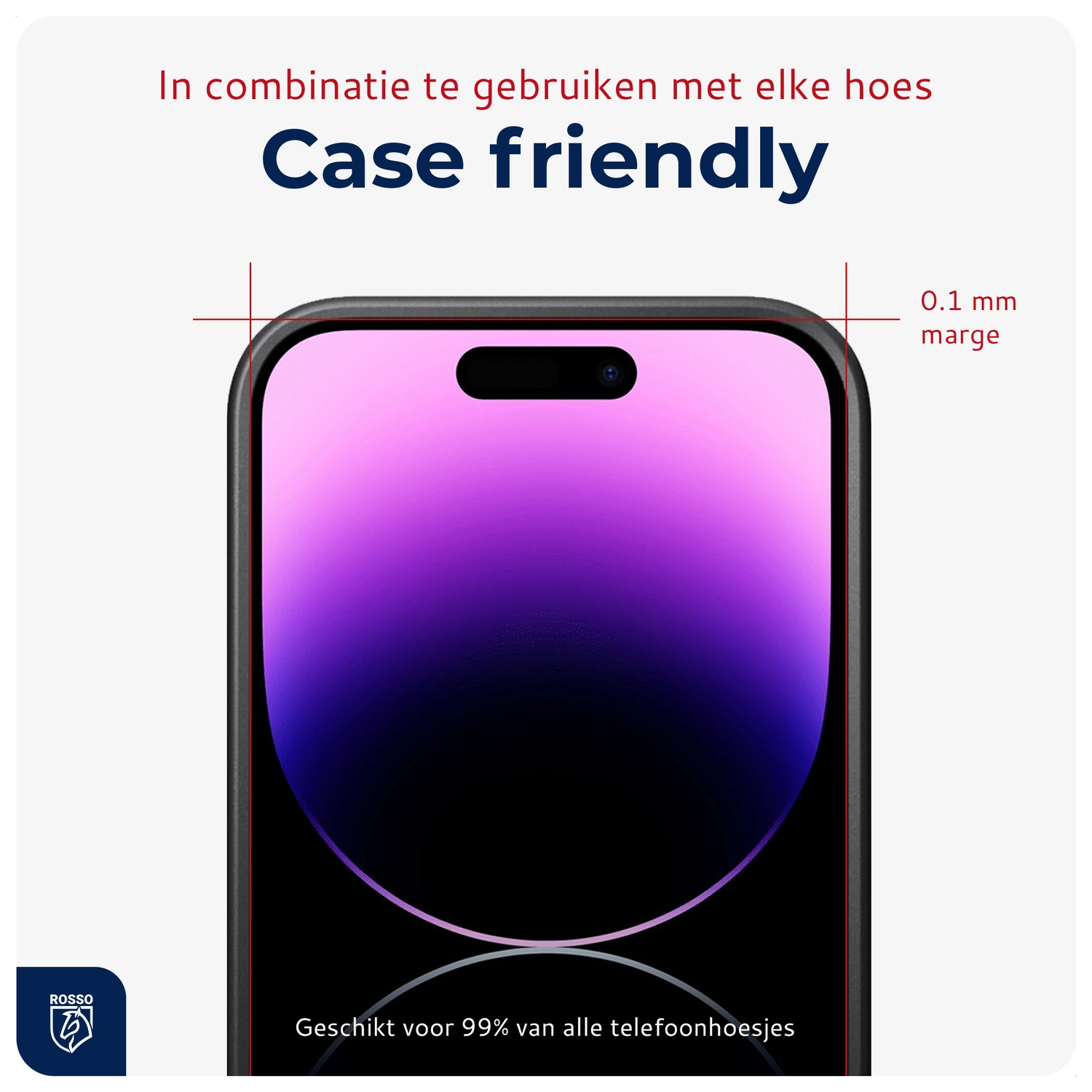 Rosso Apple iPhone 14 Pro Tempered Glass met Installatietray (2-Pack) afbeelding 6