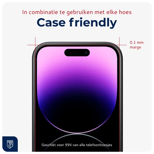 Rosso Apple iPhone 14 Pro Tempered Glass met Installatietray (2-Pack) afbeelding 6