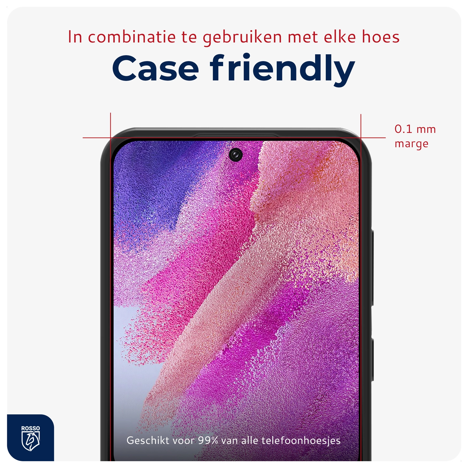 Rosso Samsung Galaxy S21 FE Tempered Glass met Installatietray (2-Pack) afbeelding 7