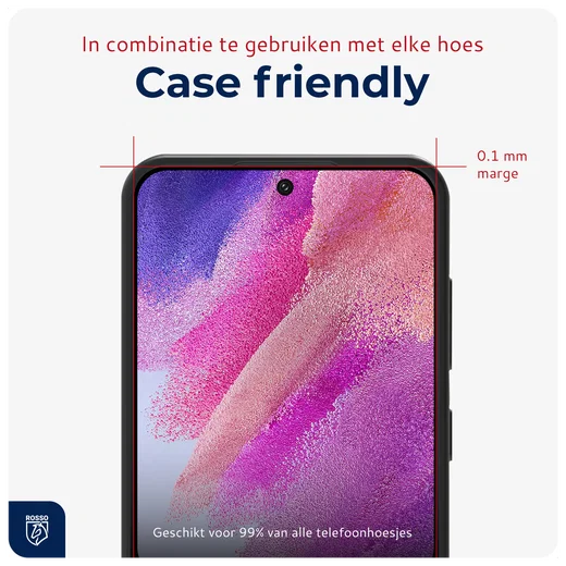 Rosso Samsung Galaxy S21 FE Tempered Glass met Installatietray (2-Pack) afbeelding 7