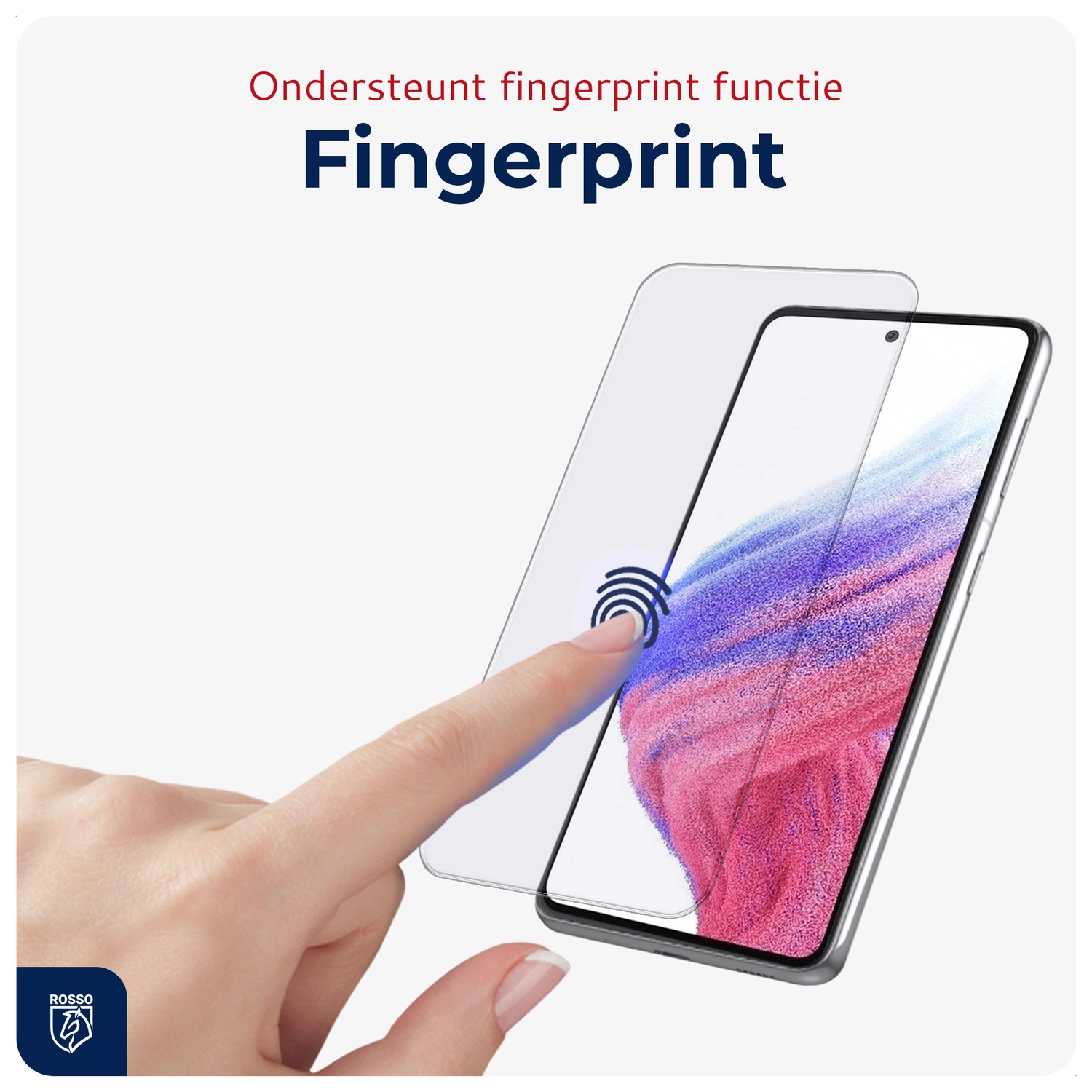 Rosso Samsung Galaxy A53 Tempered Glass met Installatietray (2-Pack) afbeelding 4