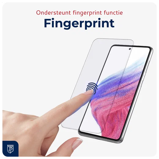 Rosso Samsung Galaxy A53 Tempered Glass met Installatietray (2-Pack) afbeelding 4
