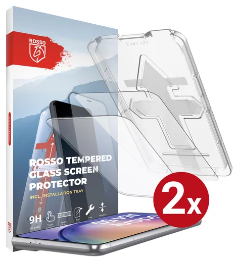 Rosso Samsung Galaxy A54 Tempered Glass met Installatietray (2-Pack) afbeelding 13