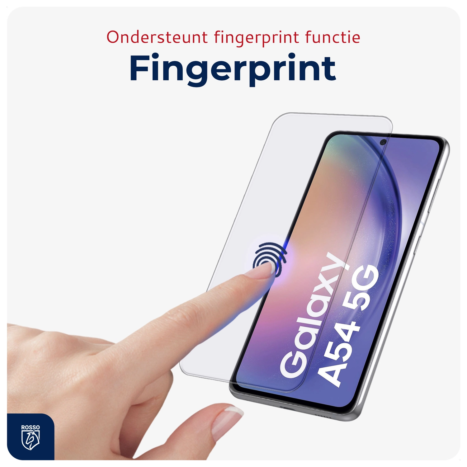 Rosso Samsung Galaxy A54 Tempered Glass met Installatietray (2-Pack) afbeelding 2