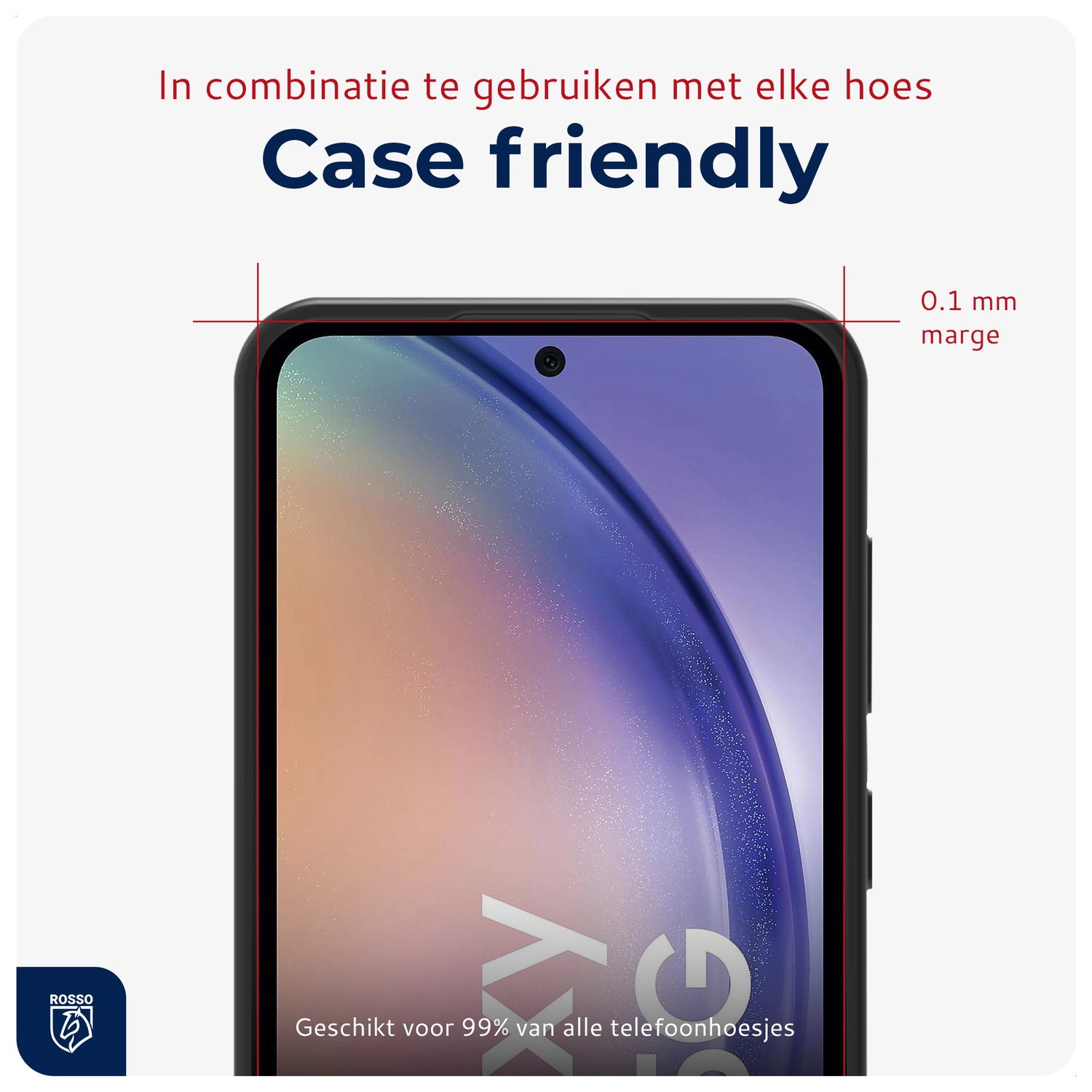 Rosso Samsung Galaxy A54 Tempered Glass met Installatietray (2-Pack) afbeelding 6