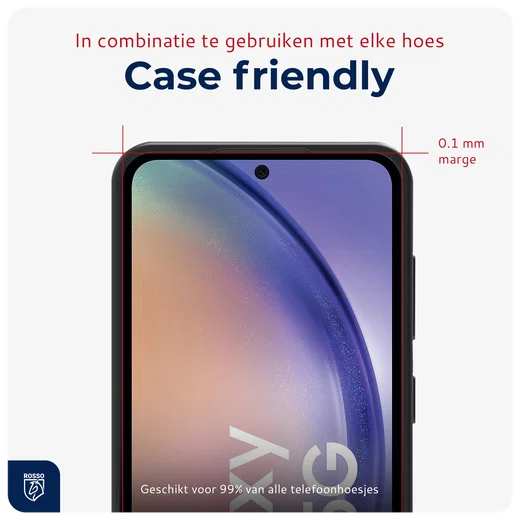 Rosso Samsung Galaxy A54 Tempered Glass met Installatietray (2-Pack) afbeelding 6