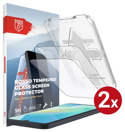 Rosso Samsung Galaxy A16 Tempered Glass met Installatietray (2-Pack) afbeelding 1