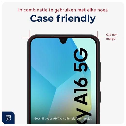 Rosso Samsung Galaxy A16 Tempered Glass met Installatietray (2-Pack) afbeelding 6