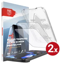 Rosso Google Pixel 10 (Pro) / 9 (Pro) Tempered Glass met Installatietray 2-Pack afbeelding