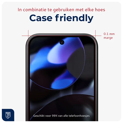 Rosso Google Pixel 10 (Pro) / 9 (Pro) Tempered Glass met Installatietray 2-Pack afbeelding 6