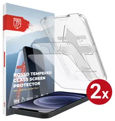Rosso Apple iPhone 12 / 12 Pro Tempered Glass met Installatietray (2-Pack) afbeelding