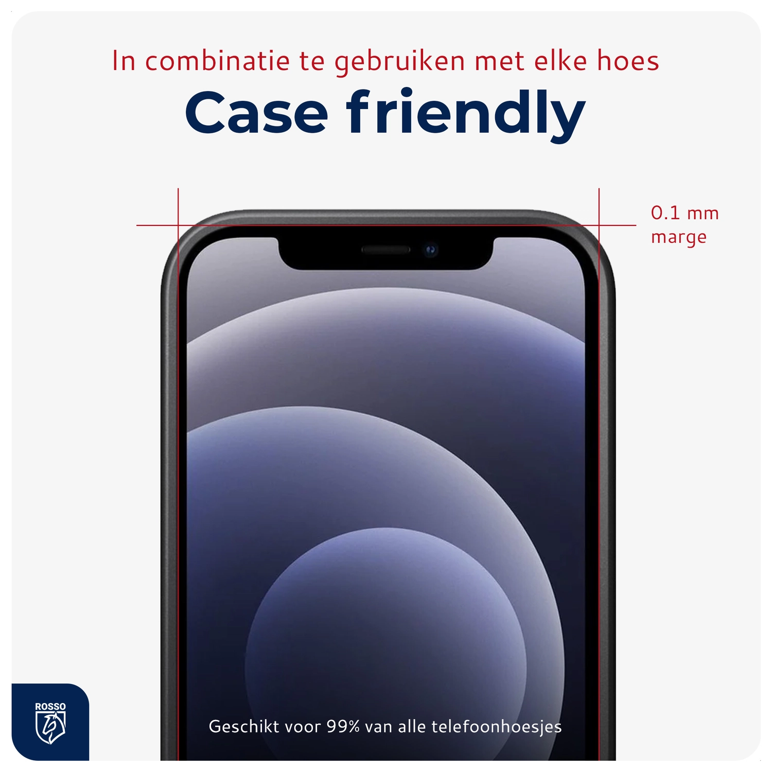 Rosso Apple iPhone 12 / 12 Pro Tempered Glass met Installatietray (2-Pack) afbeelding 6