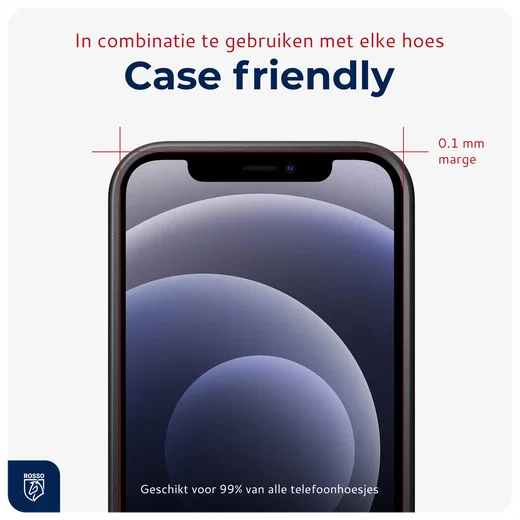 Rosso Apple iPhone 12 / 12 Pro Tempered Glass met Installatietray (2-Pack) afbeelding 6