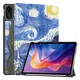 Xiaomi Redmi Pad 2 Hoes Tri-Fold Book Case met Standaard Sterren Nacht