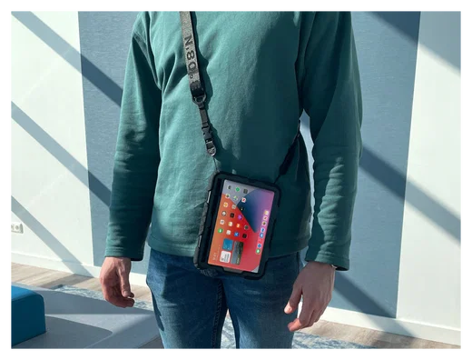 Lenovo Tab One Hoes met Ingebouwde Screen Protector en Handriem Zwart afbeelding 14