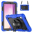 Lenovo Tab One Hoes met Ingebouwde Screen Protector en Handriem Blauw